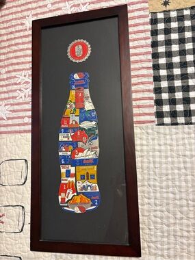 Coca-Cola Red and Silver Commemorative Medallion